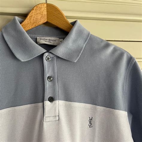 fake yves saint laurent polo shirt|saint laurent polo shirt men's.